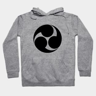 Kobayakawa Mon Japanese clan in black Hoodie